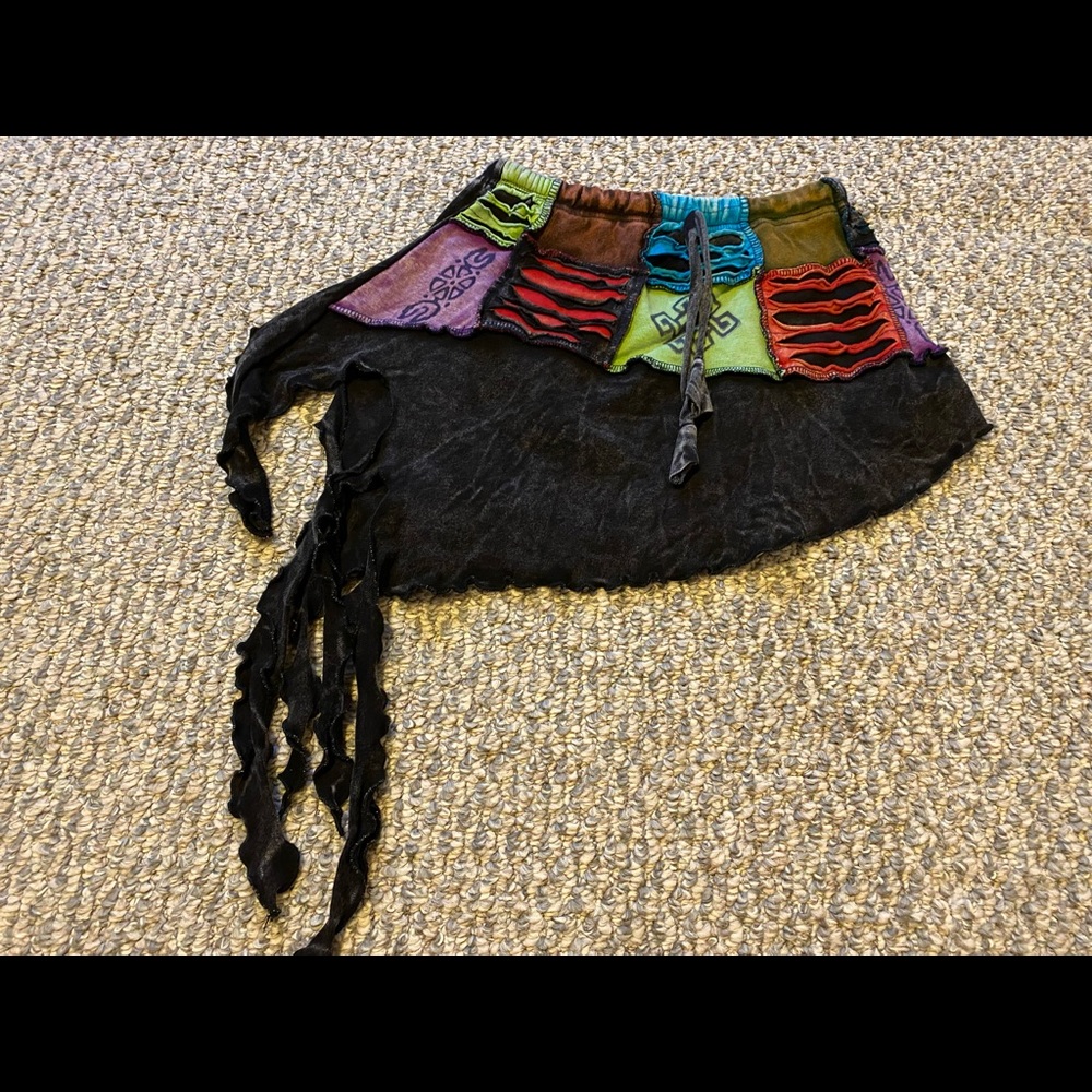 Beach cover up skirt